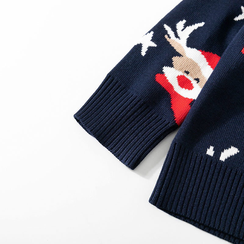 Children's cartoon baby base pullover knitted sweater