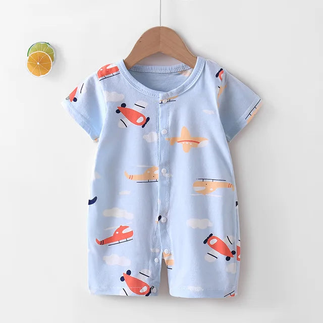 New Baby Newborn Romper Short-Sleeved Thin Romper baby wrapping clothes Jumpsuit baby girl romper