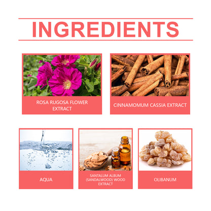 Roxelis Arab Style Perfume Rose Light Elegant Natural Fresh Light Fragrance Lasting Fragrance Portable Charm Atmosphere Perfume