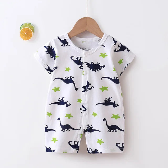 New Baby Newborn Romper Short-Sleeved Thin Romper baby wrapping clothes Jumpsuit baby girl romper