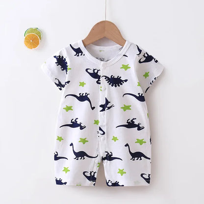 New Baby Newborn Romper Short-Sleeved Thin Romper baby wrapping clothes Jumpsuit baby girl romper
