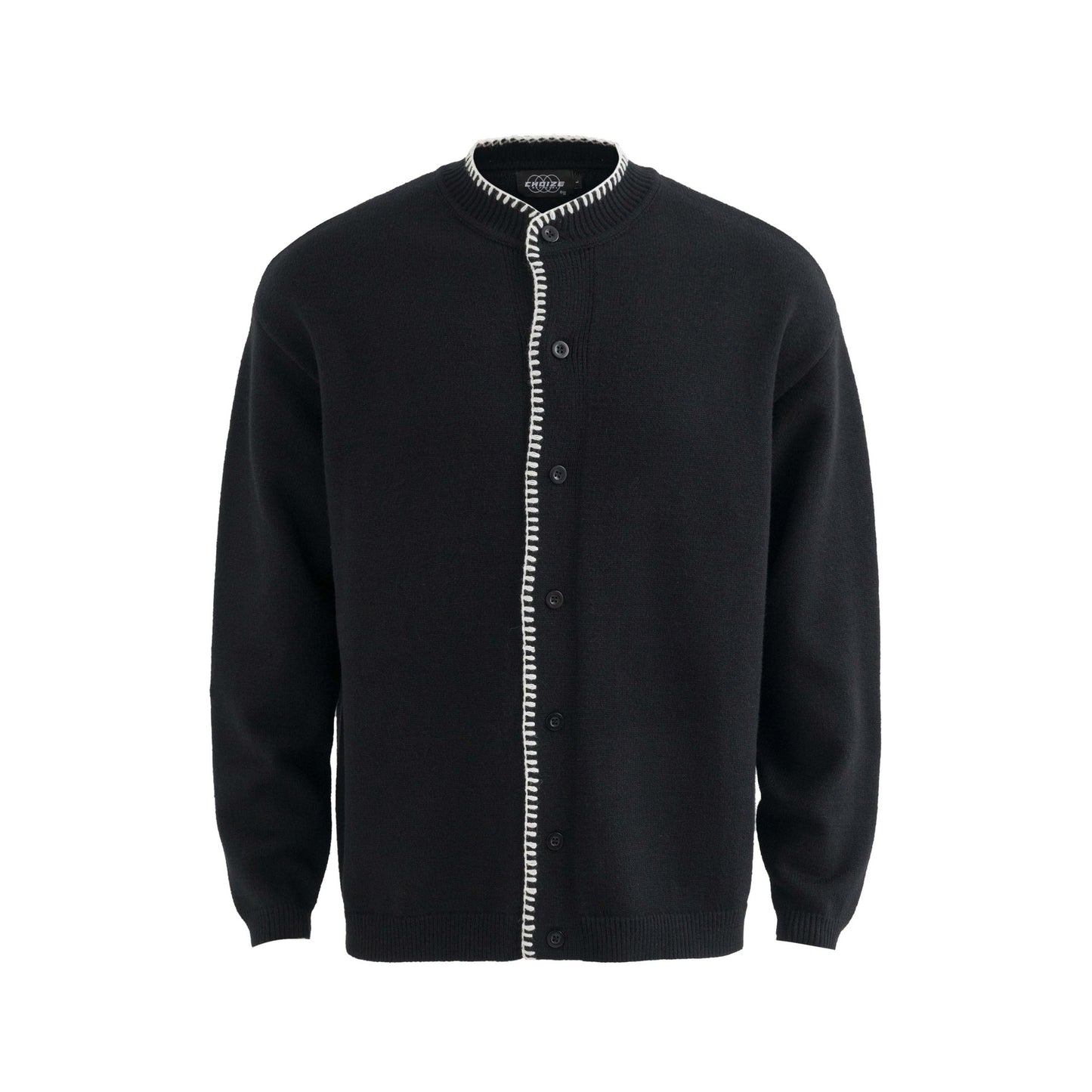 Retro Minimalist Versatile Personality High-End Cardigan Sweater Unisex Brand Loose Casual Knitwear