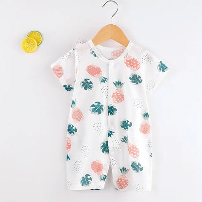New Baby Newborn Romper Short-Sleeved Thin Romper baby wrapping clothes Jumpsuit baby girl romper