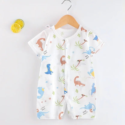 New Baby Newborn Romper Short-Sleeved Thin Romper baby wrapping clothes Jumpsuit baby girl romper