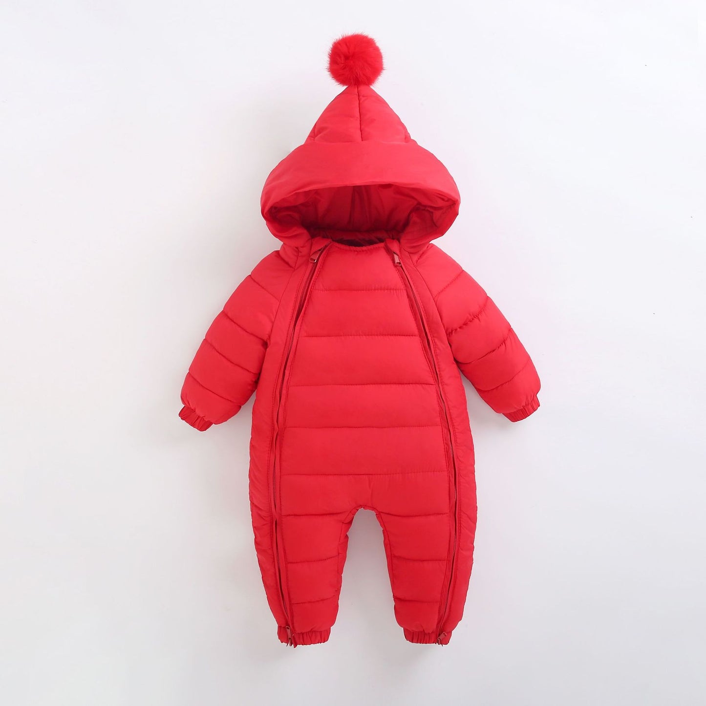 Baby jumpsuit, thickened in winter, baby's outdoor clothes, newborn cotton crawling clothes, autumn and winter toddler clothes