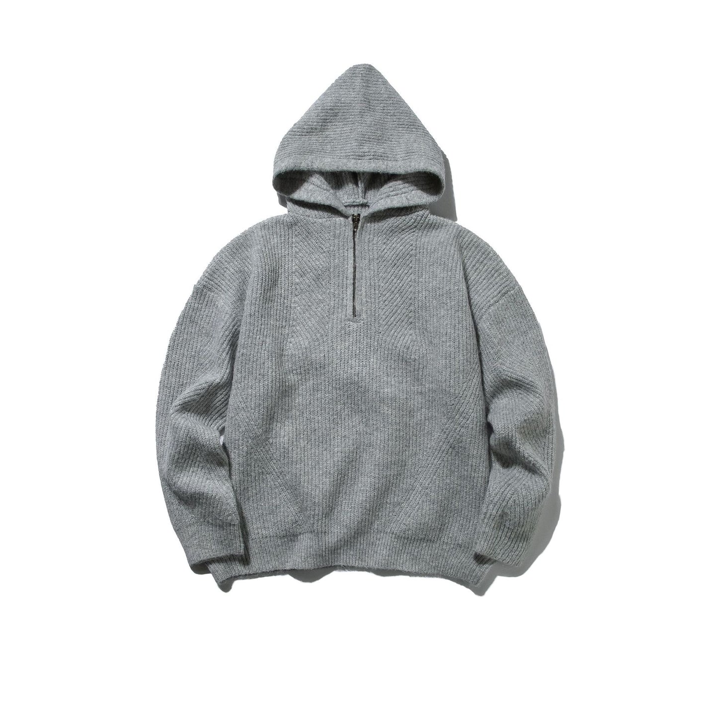 Closure Type Hooded Fit Type  Half-Zip Hooded  Loose Fit  Pullover Knitwear