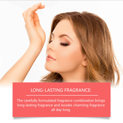 Roxelis Arab Style Perfume Rose Light Elegant Natural Fresh Light Fragrance Lasting Fragrance Portable Charm Atmosphere Perfume