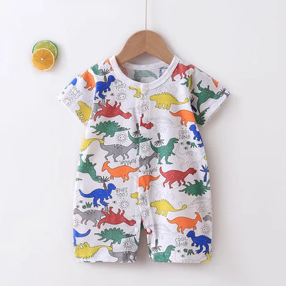 New Baby Newborn Romper Short-Sleeved Thin Romper baby wrapping clothes Jumpsuit baby girl romper