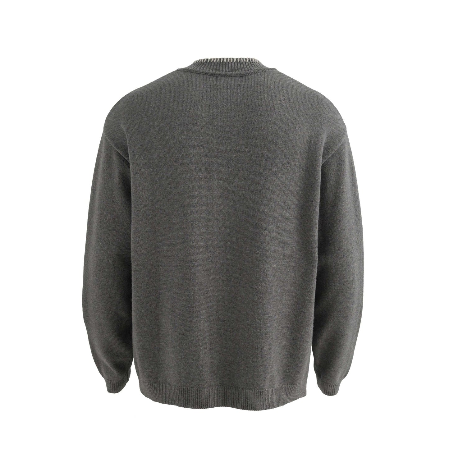 Retro Minimalist Versatile Personality High-End Cardigan Sweater Unisex Brand Loose Casual Knitwear