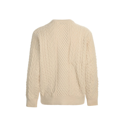 Brand Pearl Craft Round Neck Sweater, Unisex, , Loose Casual Versatile Lazy Style Knitwear