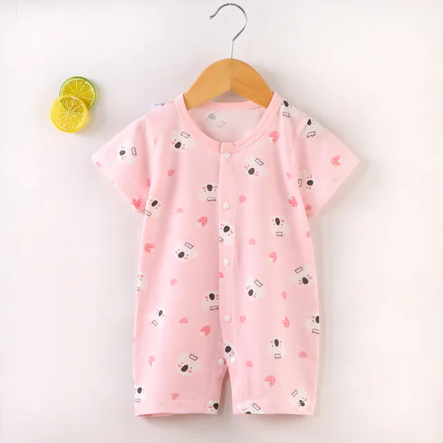 New Baby Newborn Romper Short-Sleeved Thin Romper baby wrapping clothes Jumpsuit baby girl romper
