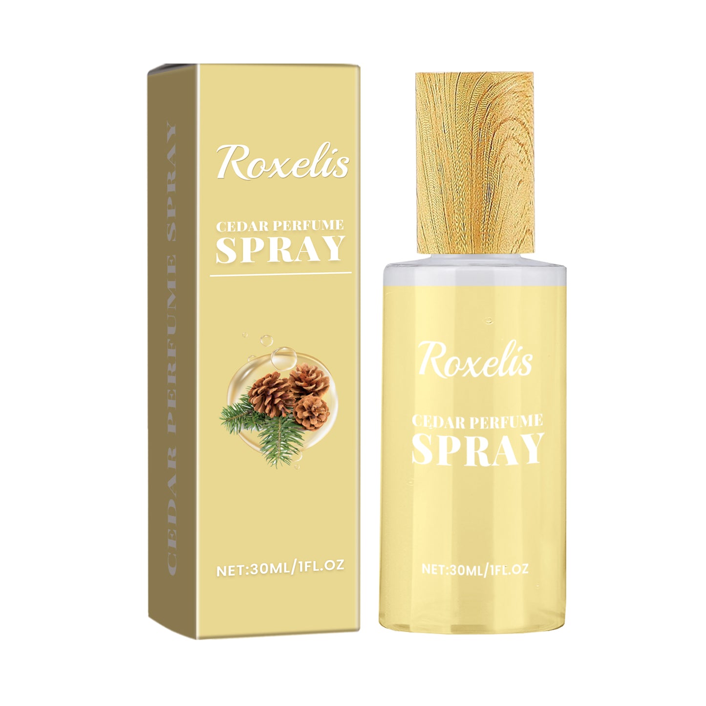Roxelis Cedar Eau De Toilette Natural Wood Fragrance Fresh Light Flowers Glow Elegant Romantic Temperament Elegant Leave Fragrance