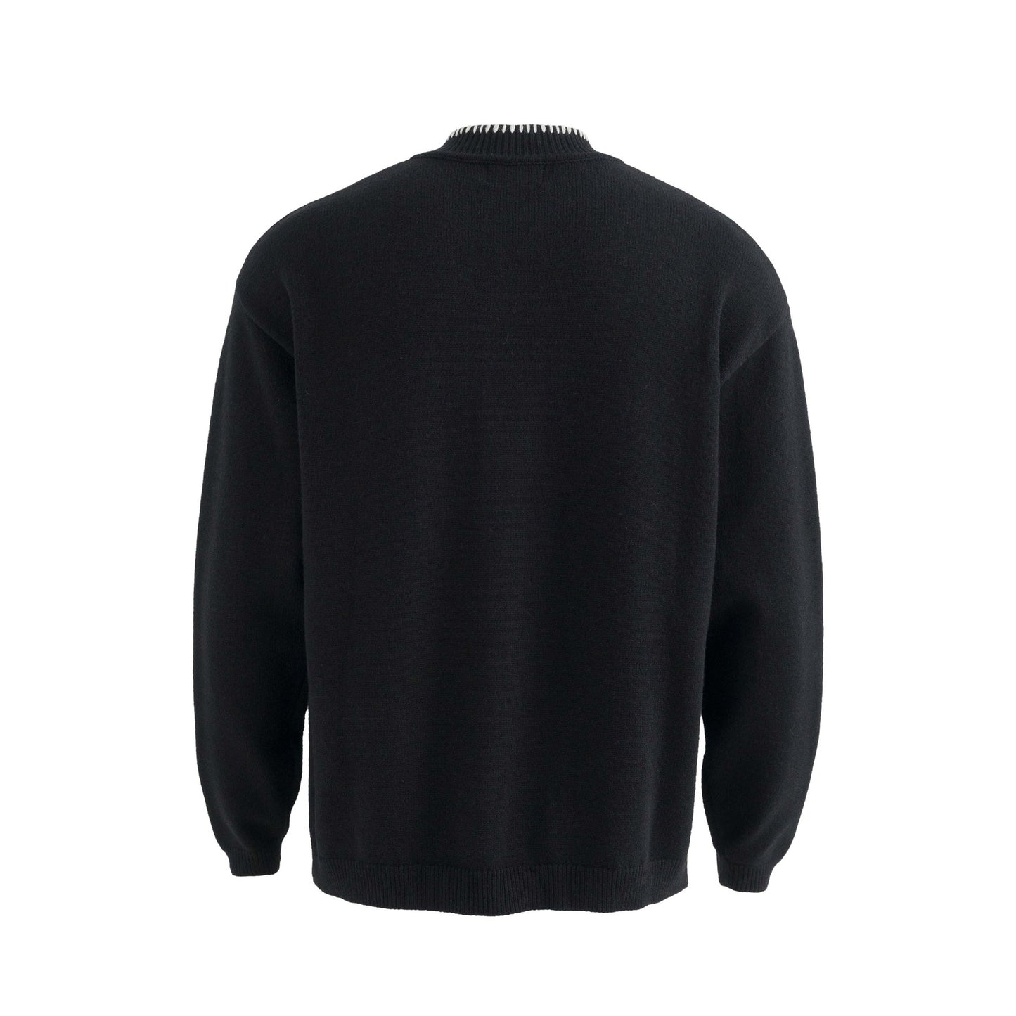 Retro Minimalist Versatile Personality High-End Cardigan Sweater Unisex Brand Loose Casual Knitwear