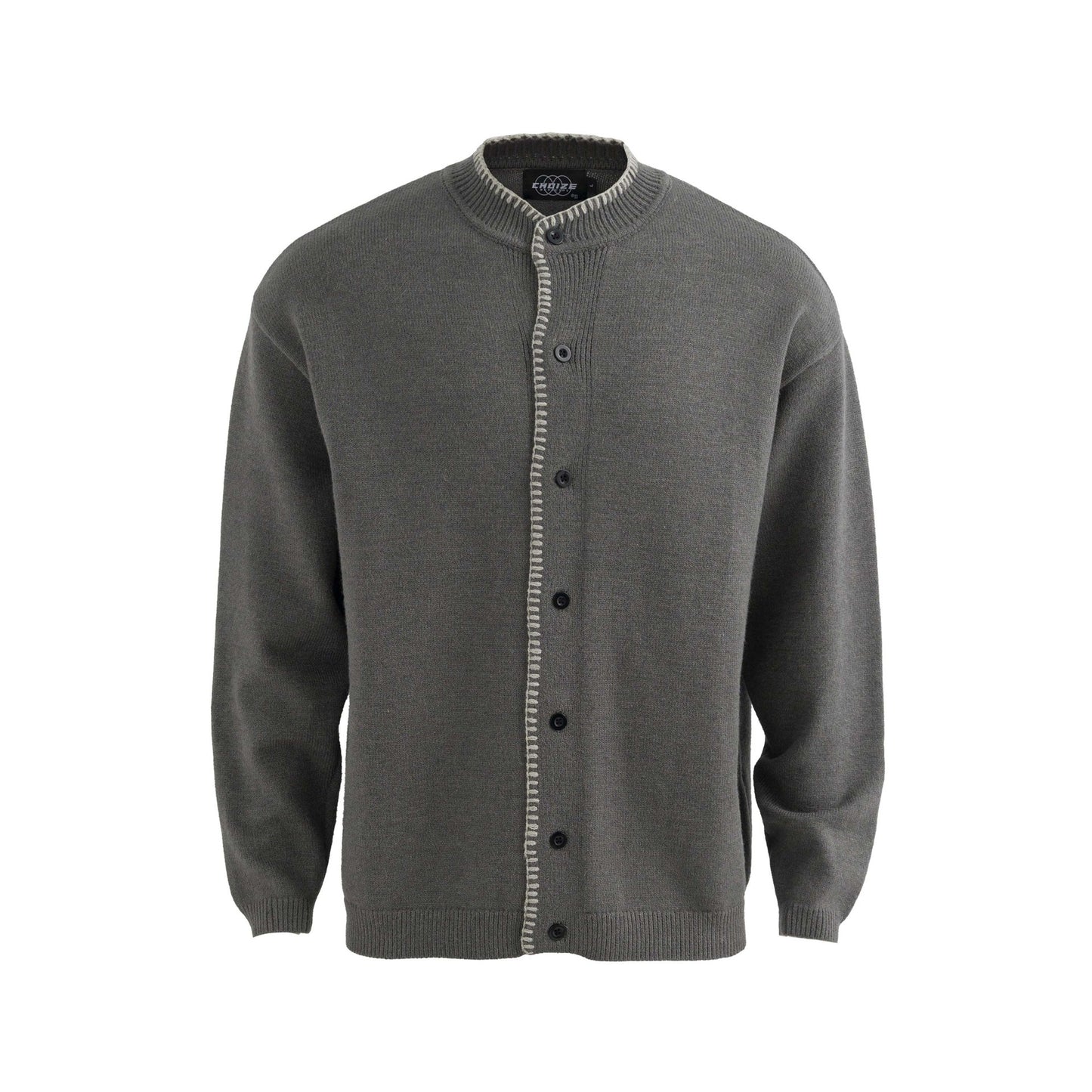 Retro Minimalist Versatile Personality High-End Cardigan Sweater Unisex Brand Loose Casual Knitwear