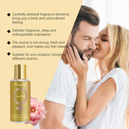 Roxelis Valentine's Day Women's Fragrance Women's Fragrance Natural Light Fresh Everyday Wrist Body Fragrance Charm Perfume