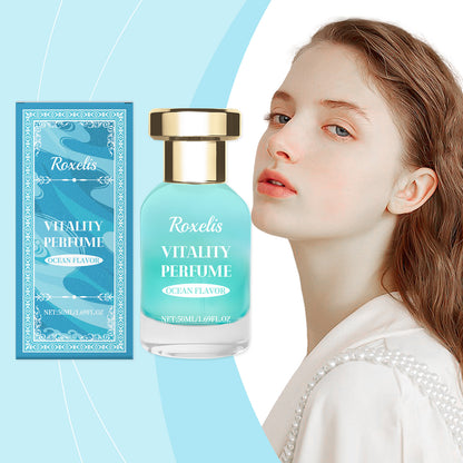 Roxelis Ocean Vitality Fragrance Natural Fresh Fragrance Lasting Light Blue Ocean Niche Fresh Fragrance Fragrance