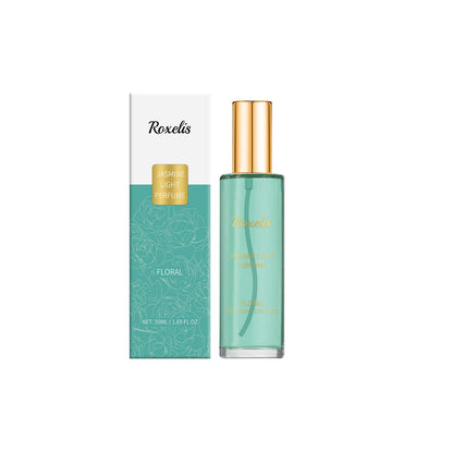 Roxelis Jasmine Perfume Natural Fresh Light Elegant Atmosphere Romantic Lasting Fragrance Portable Wooden Floral Fragrance