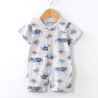 New Baby Newborn Romper Short-Sleeved Thin Romper baby wrapping clothes Jumpsuit baby girl romper