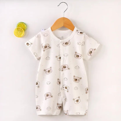 New Baby Newborn Romper Short-Sleeved Thin Romper baby wrapping clothes Jumpsuit baby girl romper