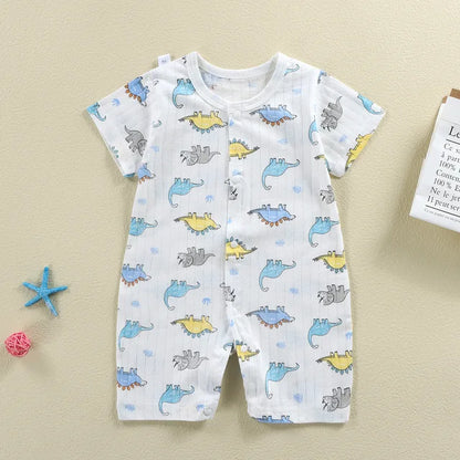 New Baby Newborn Romper Short-Sleeved Thin Romper baby wrapping clothes Jumpsuit baby girl romper