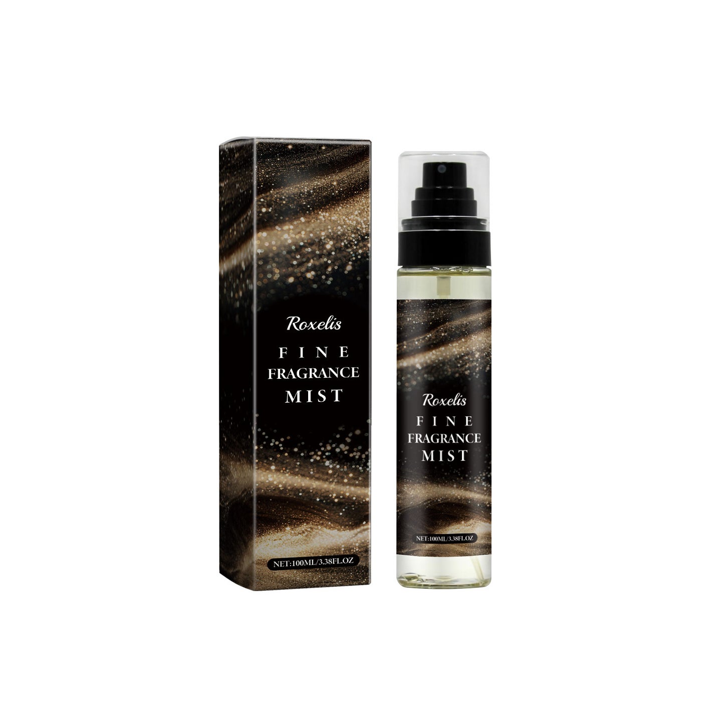 Roxelis Body Perfume Spray Fresh Scent Exudes Charm Lasting Fragrance Portable Elegant Niche Dating Perfume