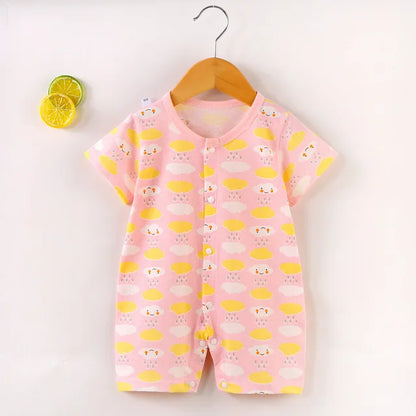 New Baby Newborn Romper Short-Sleeved Thin Romper baby wrapping clothes Jumpsuit baby girl romper