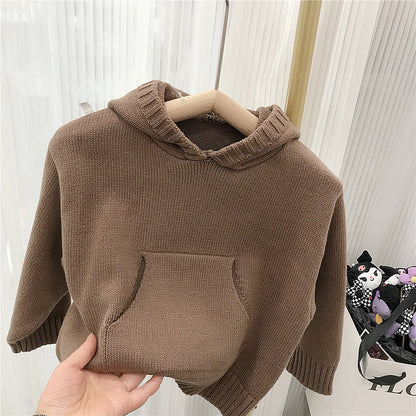 Children's standing collar cotton jacket vest winter loose vest for boys and girls camisole medium and small children's sweater
