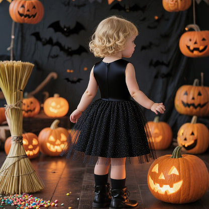 Children's Formal Dress Halloween Girls Festival Costume Cosplay Party Performance Tulle Dress