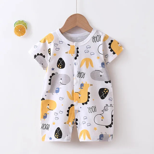 New Baby Newborn Romper Short-Sleeved Thin Romper baby wrapping clothes Jumpsuit baby girl romper