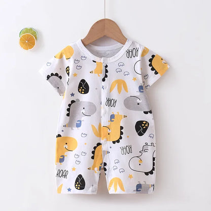 New Baby Newborn Romper Short-Sleeved Thin Romper baby wrapping clothes Jumpsuit baby girl romper