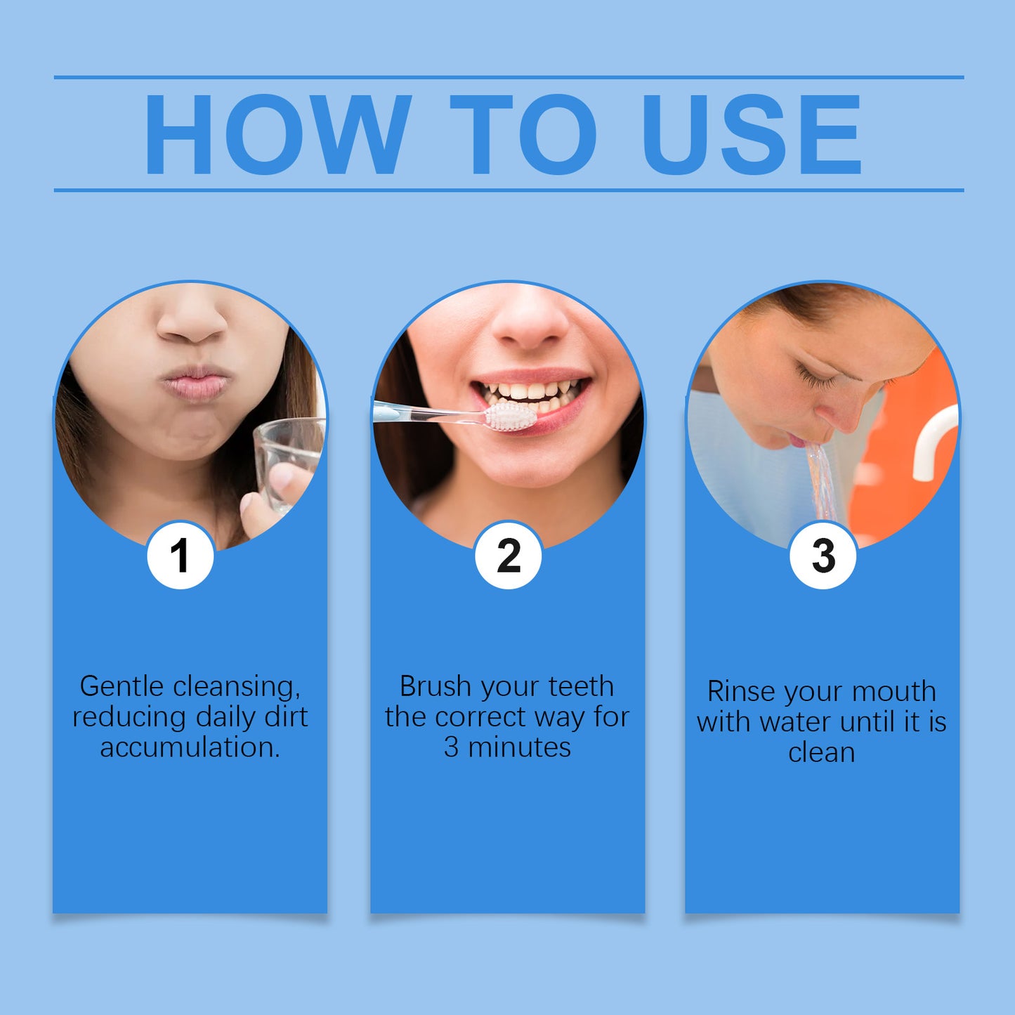 Oralhoe Teeth Whitening Powder Gently Cleans Teeth Stains Dental Yellow Fresh Mouth Dental Care Powder