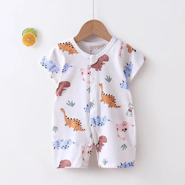 New Baby Newborn Romper Short-Sleeved Thin Romper baby wrapping clothes Jumpsuit baby girl romper