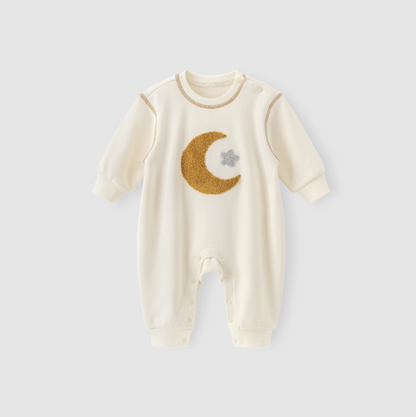 Fleece jumpsuit cute baby boy and girl clothes climbing clothes outdoor warm clothes