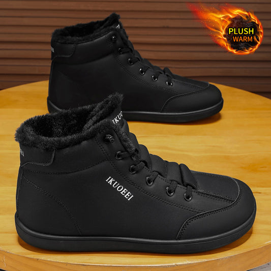 One kick mid top wide last shoes big toe cotton shoes