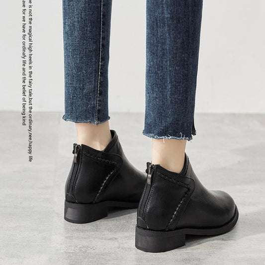 Martin boots women's flat bottomed plus size women's shoes